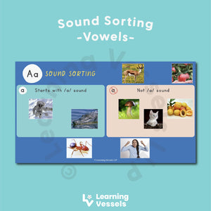 Sound Sorting 2 - CVC and Vowels Phonemic Awareness Bundle